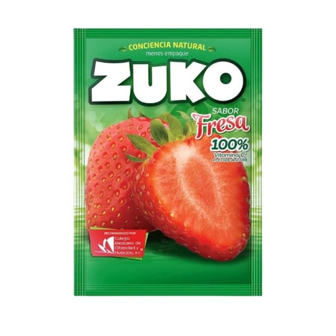 Zuko Strawberry Flavor Drink Mix (1 Liter / 0.9 oz)