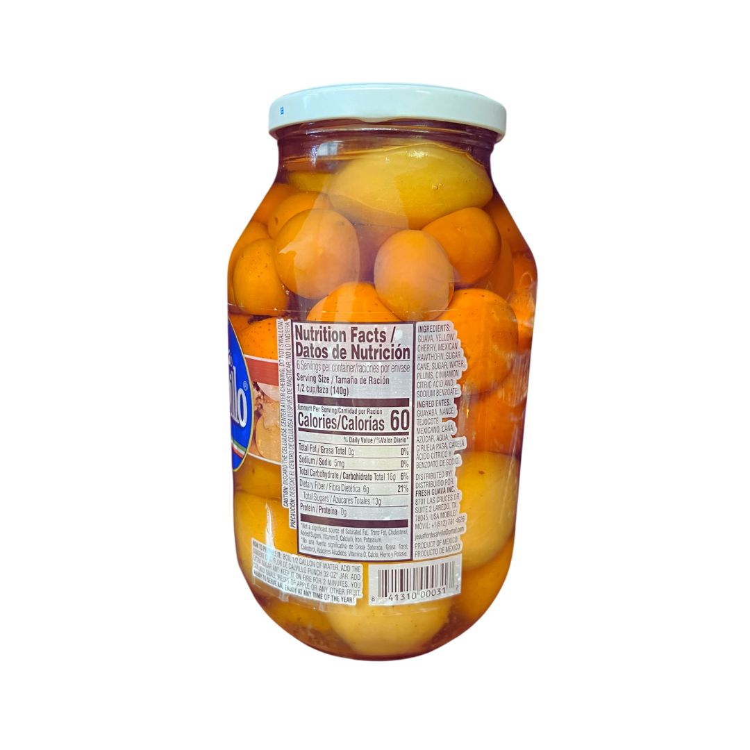 Flor de Calvillo Fruit Ponch - Ponche de Frutas – 32 oz - MexGrocer.com