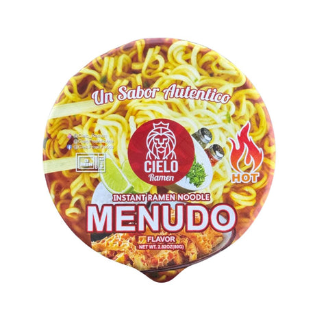 CIELO Menudo Flavor Instant Ramen Noodle Soup 2.82 oz (80 g) - 3 ct