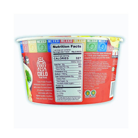 CIELO Pozole Flavor Instant Ramen Noodle Soup 2.82 oz - 3 ct