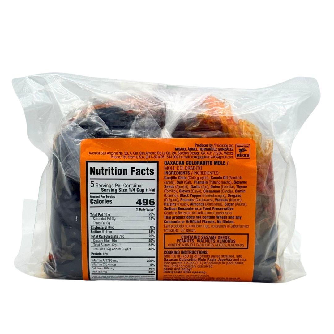 Mole Coloradito - Juquilita Mole Oaxaqueno Pasta 17 oz