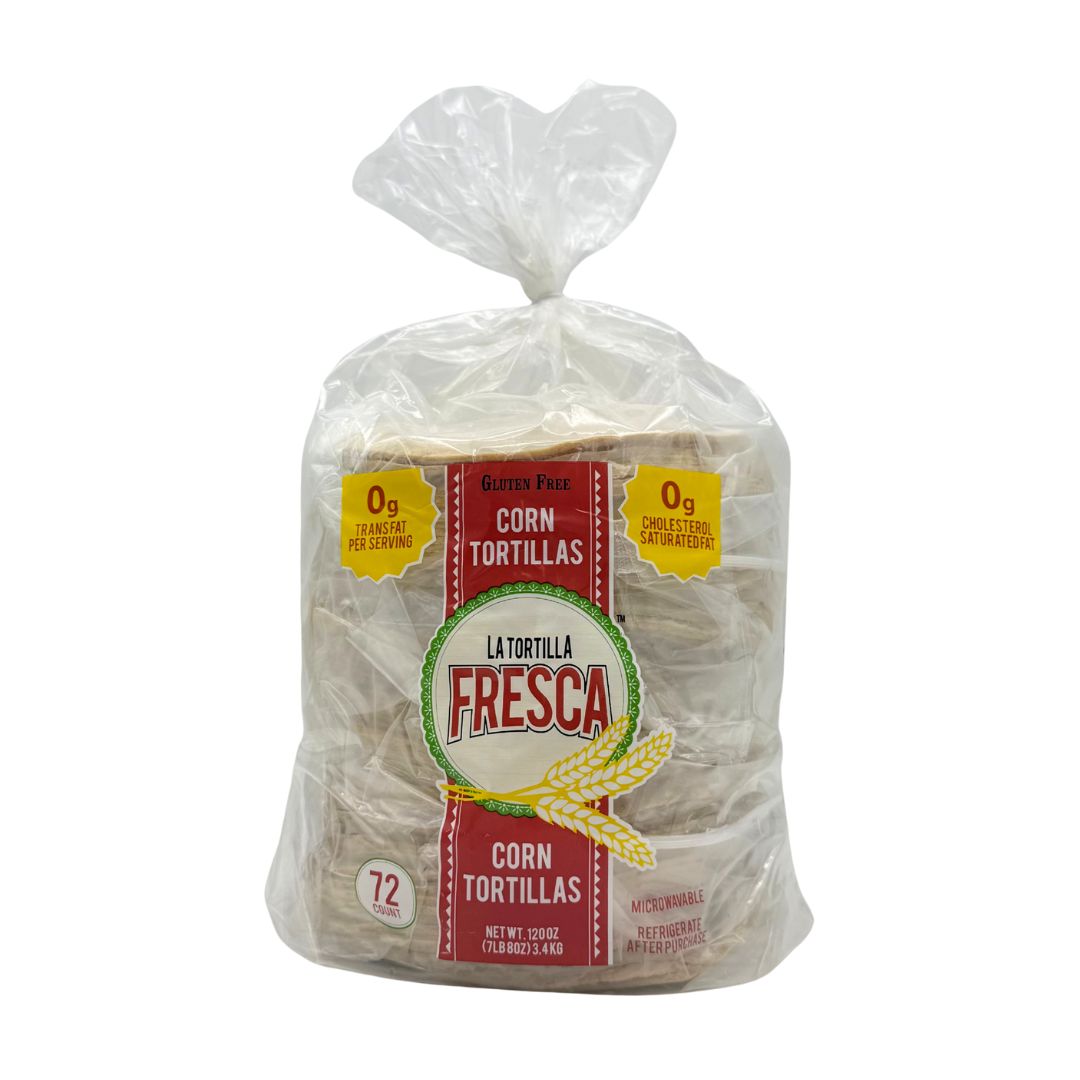 Thick Corn Tortillas by La Tortilla Fresca - 6" - Six Dozen - 72 ct