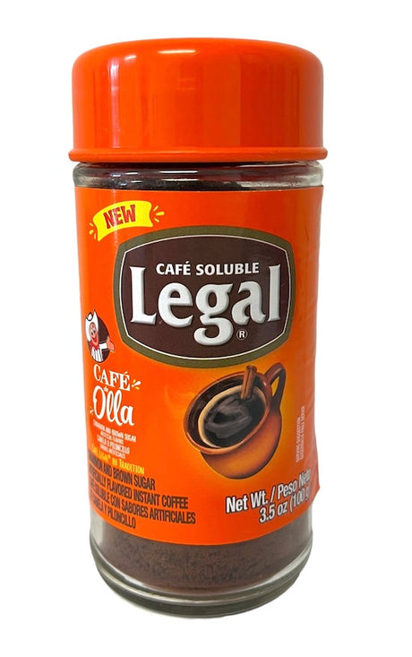 Cafe Legal Instant Coffee Cafe de Olla Cinnamon and Brown Sugar - 3.5 oz