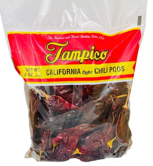 Chile California Dried Chile Pepper by Tampico - 8 oz