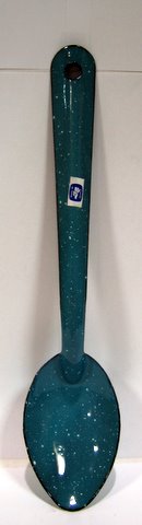 Cinsa Enamel Cookware - Cuchara de Peltre Mediana #30 / Enamel Spoon - 12" L - 1 unit