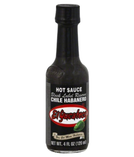 El Yucateco Black Label Reserve Chile Habanero Hot Sauce - 4 fl oz