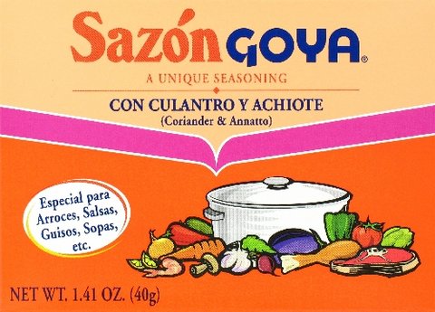 Goya Sazon Culantro and Achiote Seasoning - 1.41 oz