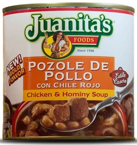 Juanita's Chicken Pozole with Red Chiles - 25 oz
