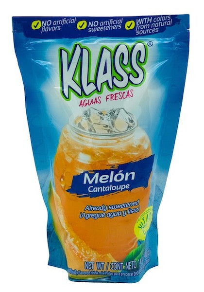 KLASS Cantaloupe (Melon) Drink Mix-Makes 8.6 Liters - 14.1 oz