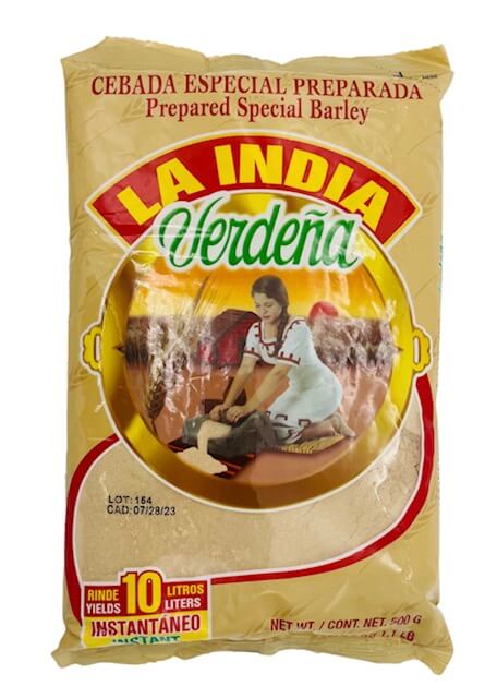 La India Verdena Cebada Preparada 100% Natural - Prepared Barley 100% Natural - 17.6 oz