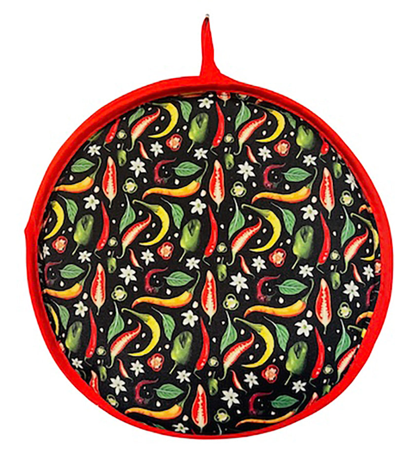 Hot Chili - La Tortilla Oven Warmer Peppers Red Ribbon