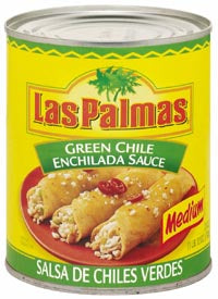 Las Palmas Green Chile Sauce - Medium - 28 oz