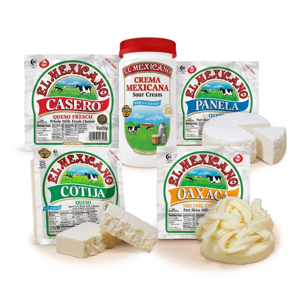 El Mexicano Mexican Cheese & Crema Variety Pack