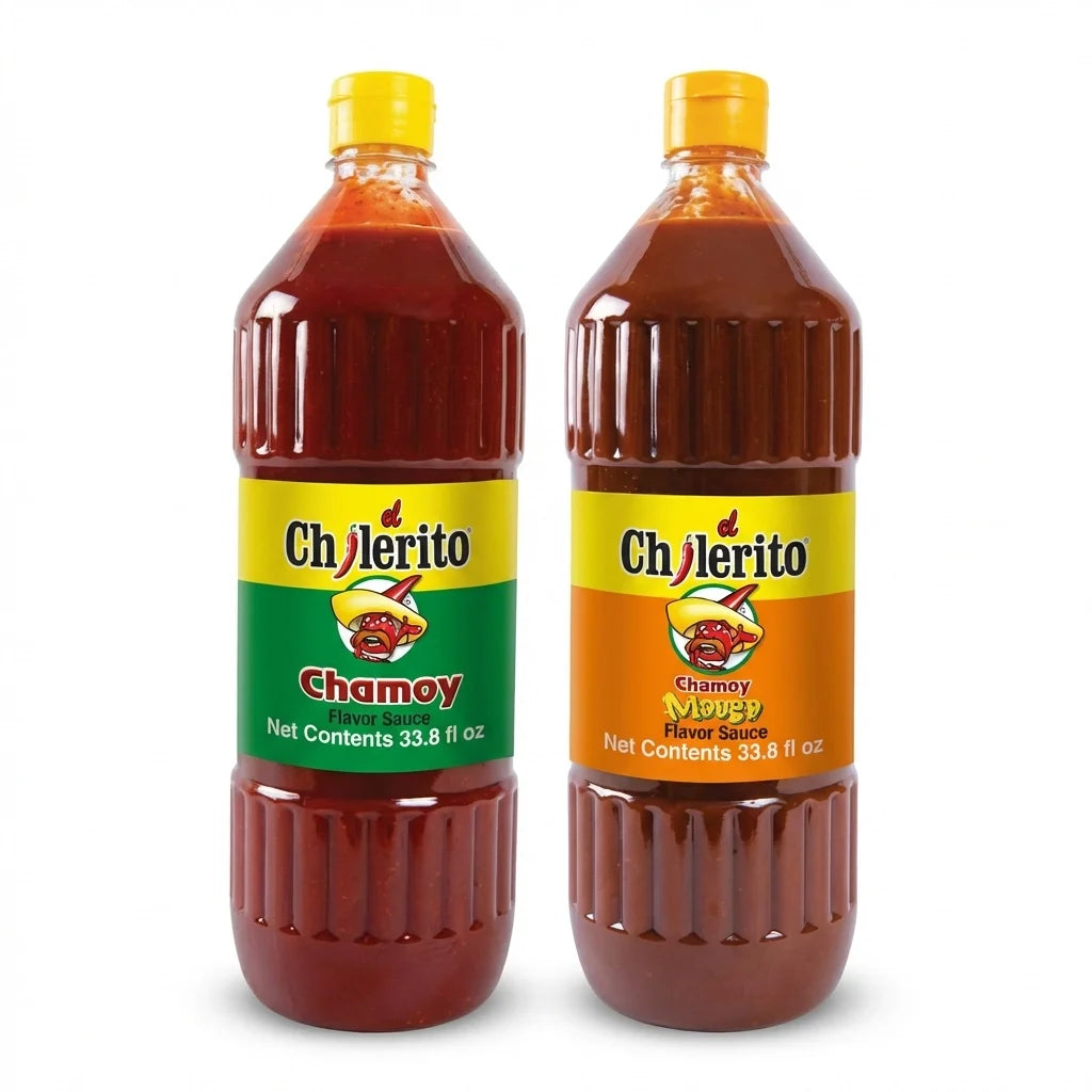 Chilerito Chamoy Bundle – 33.8 oz Bottles (Chamoy & Chamoy Mango) - MexGrocer.com