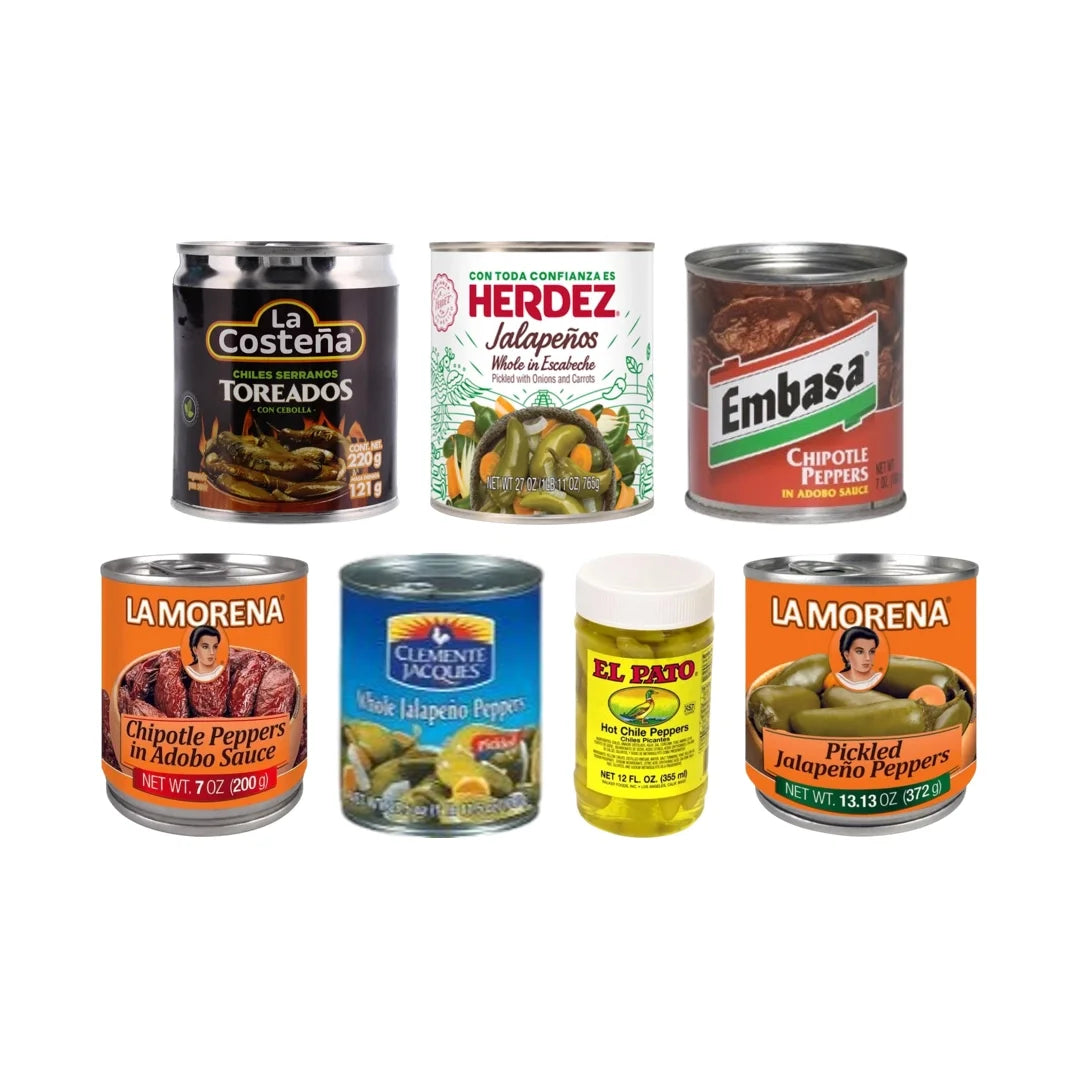 Chile Pepper Lovers Pack - 7 items - MexGrocer.com