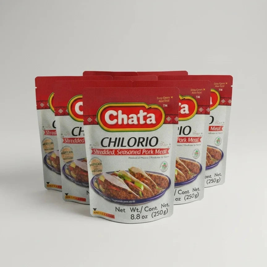 (6 PACK) Chata Chilorio Pork Meat 8.8 oz - MexGrocer.com