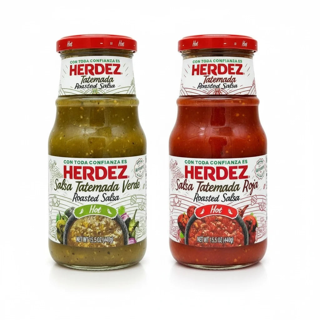 Herdez Salsa Tatemada | Roasted Variety Pack Hot - 15.5 oz - MexGrocer.com