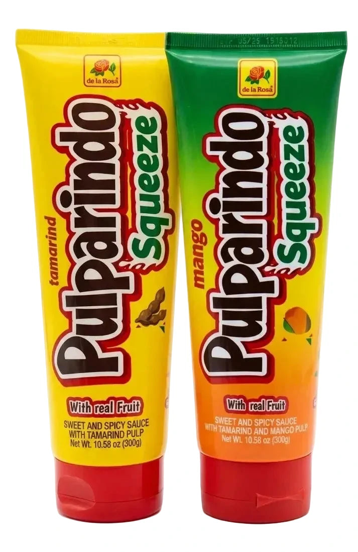 Pulparindo Squeeze Candy Bundle – Tamarind & Mango – 10.58 oz Each