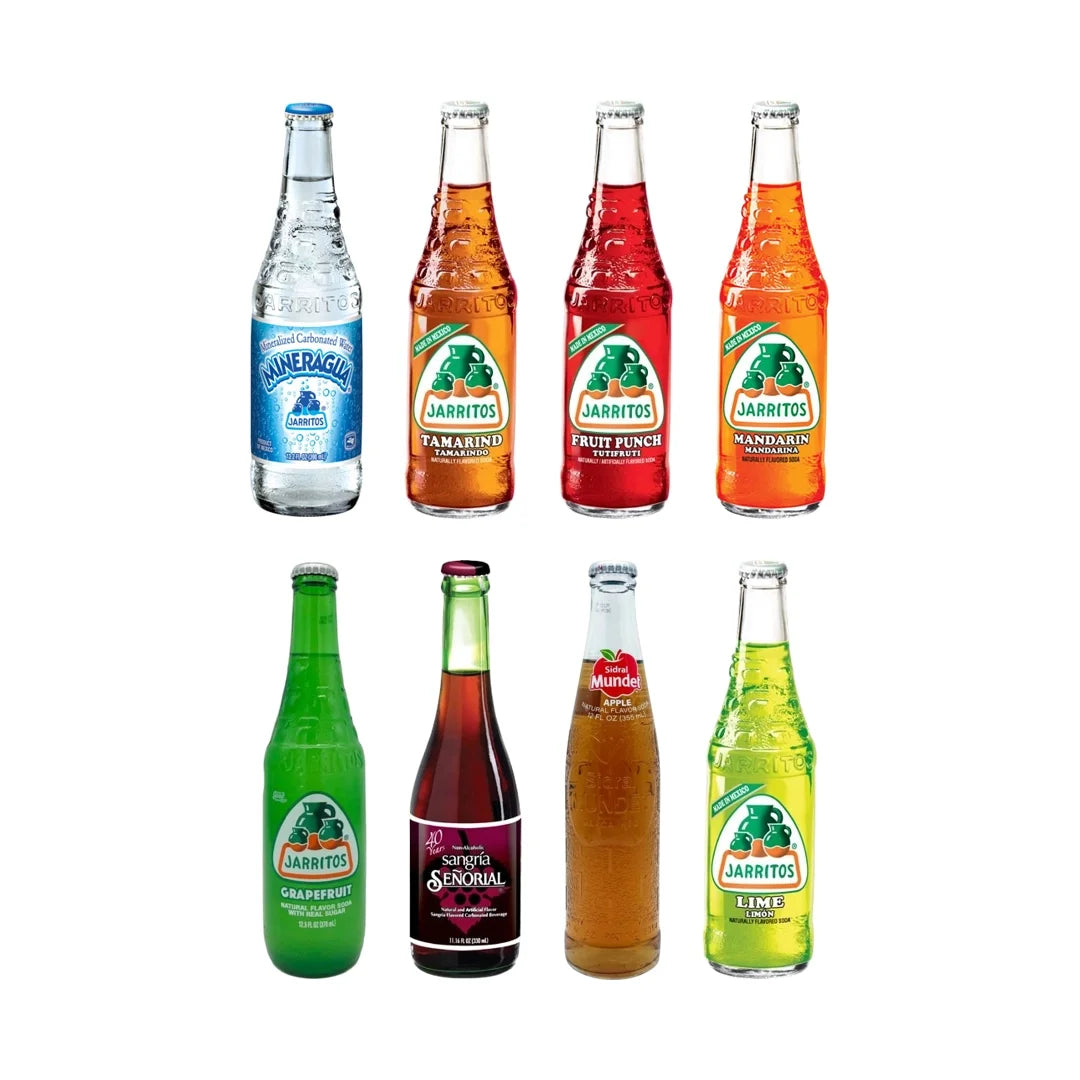 Authentic Mexican Soda Sampler Pack - 8 items - MexGrocer.com