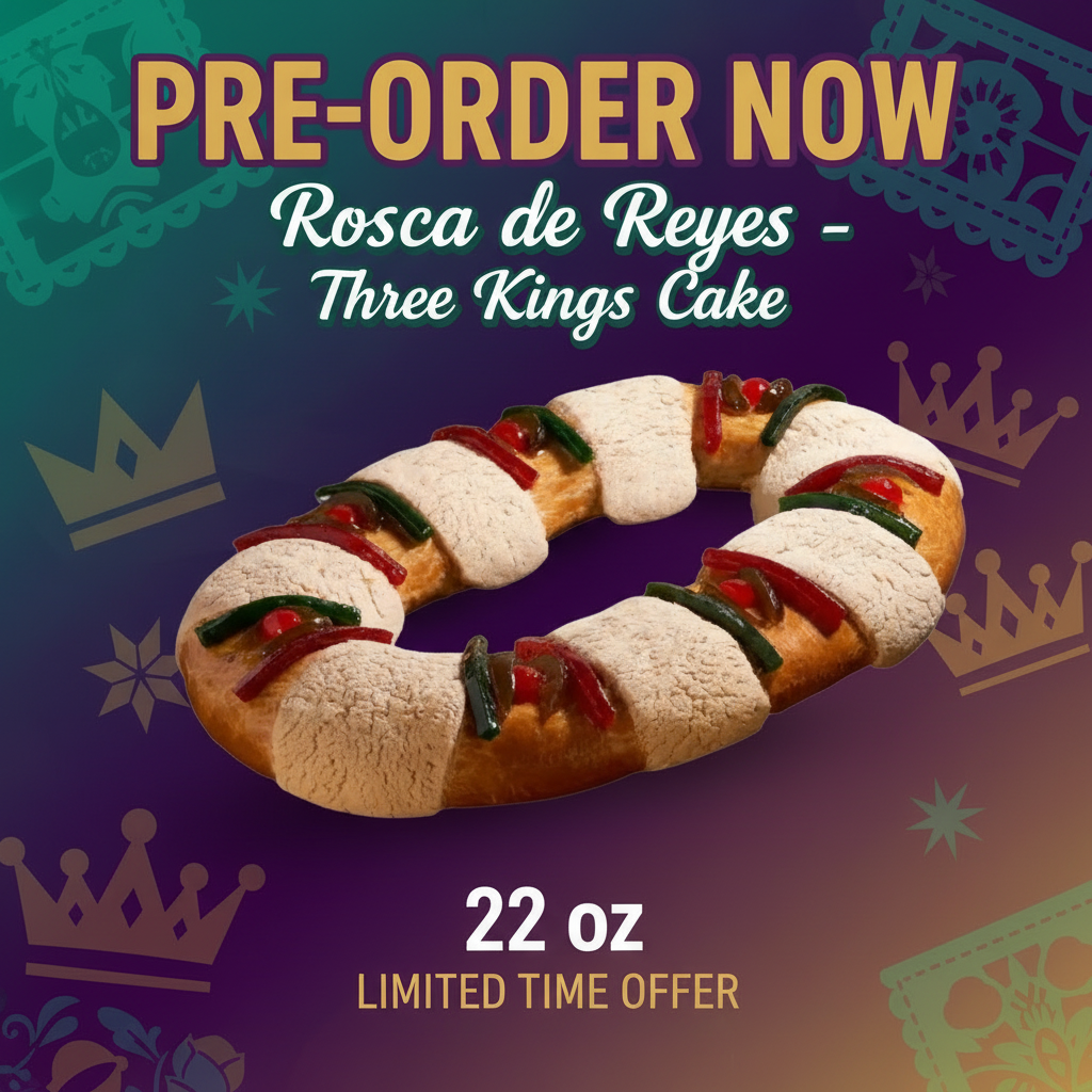 Rosca de Reyes 22 oz Pre-Order Banner