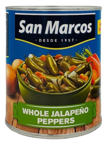 San Marcos Whole Jalapeno Peppers - 26 oz
