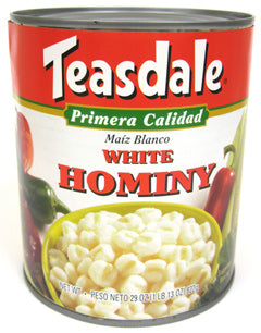 Teasdale Maiz Blanco - White Hominy - 29 oz