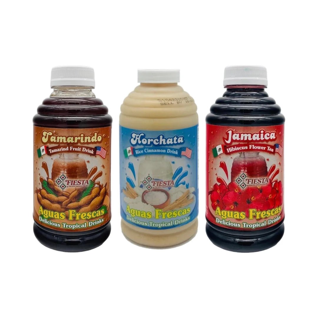 Fiesta Drink MIX Concentrate SAMPLER Pack 16oz - MexGrocer.com
