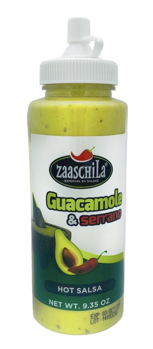 Zaaschila Guacamole / Avocado Salsa Spread with Serrano Hot - 9.35