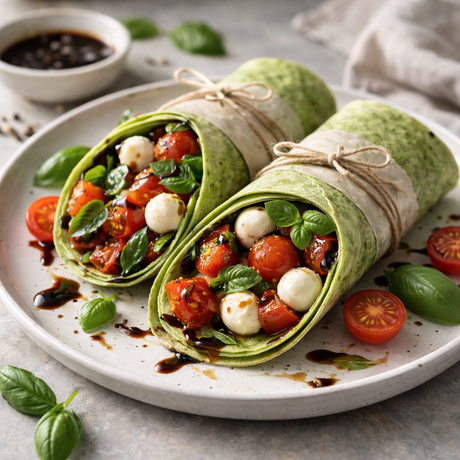 Bruschetta Wrap Recipe | Appetiziers Recipe