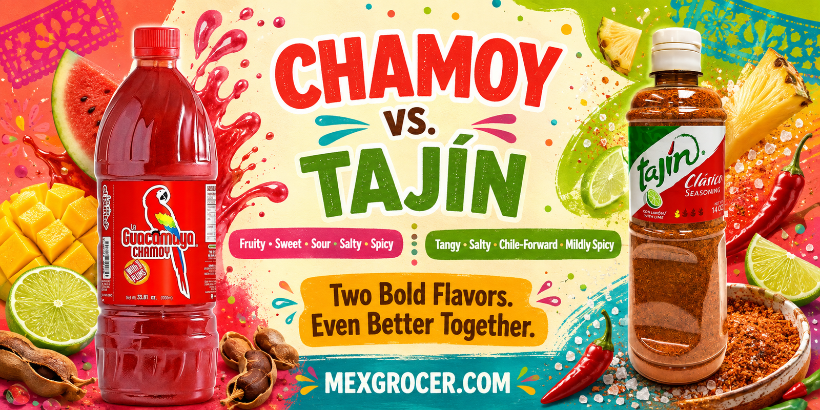 Chamoy vs. Tajín: What’s the Difference and How Do You Use Them?