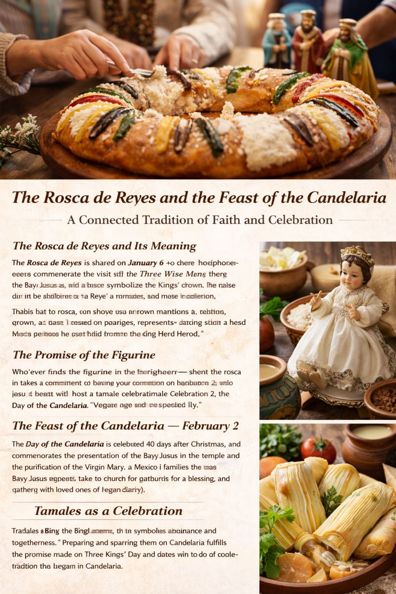From Rosca de Reyes to Candelaria: How a Sweet Bread Leads to Tamales and Togetherness