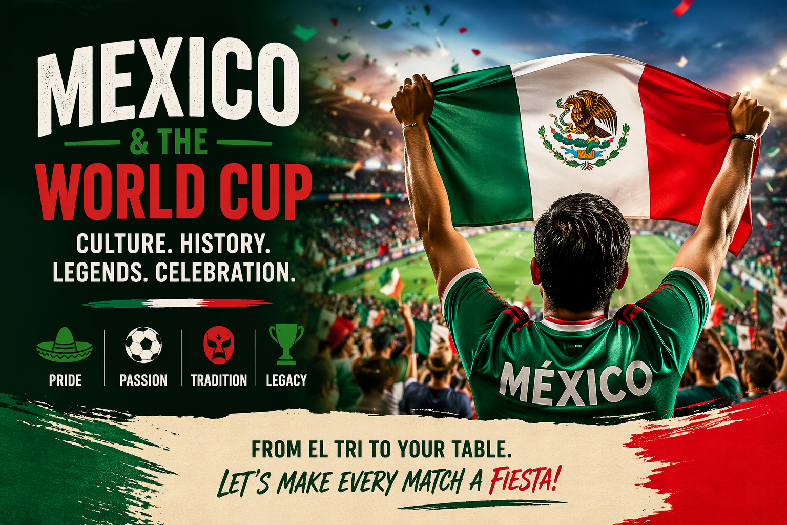 Mexico & the FIFA World Cup: Culture, History, Legends, and How to Host the Ultimate Game Day Party
