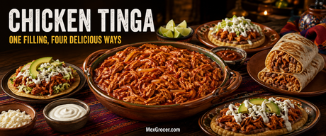 Easy Chicken Tinga Recipe: Serve It Four Delicious Ways