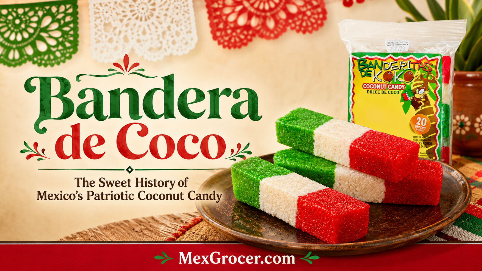 Bandera de Coco: The Sweet History of Mexico’s Patriotic Coconut Candy