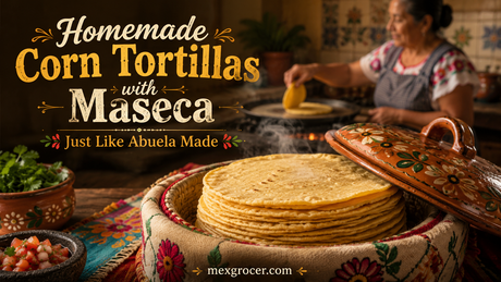 Homemade Corn Tortillas with Maseca, Just Like Abuela Made