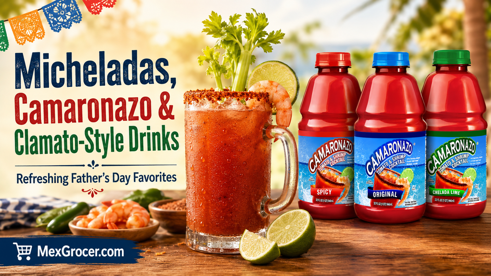Michelada & Camaronazo Drinks: Refreshing Mexican Father’s Day Recipes