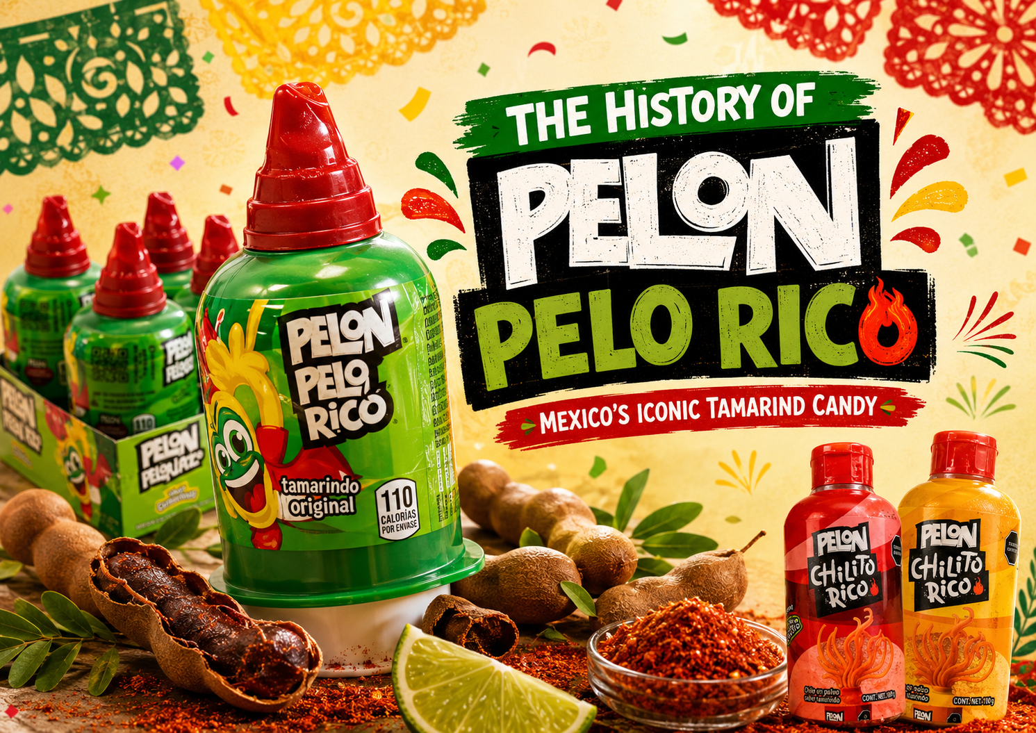 The History of Pelon Pelo Rico: Mexico’s Iconic Tamarind Candy