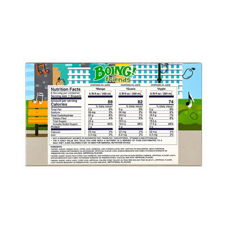 Boing Amigos Jugo de Frutas Surtido Triángulos – Caja de 6 unidades, 200 ml cada uno