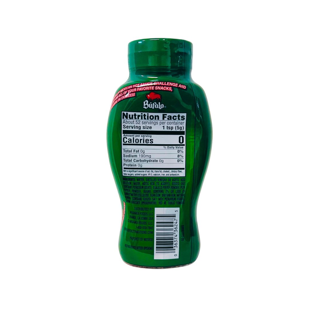 Salsa picante líquida Búfalo Clásica Guajillo – Botella exprimible de 9.17 oz de salsa picante mexicana