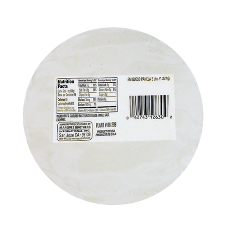 El Mexicano Queso Panela Cheese 3 lbs