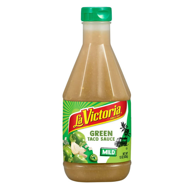 La Victoria Green Taco Sauce (Squeeze) - Mild - 15 oz