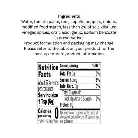 La Victoria Salsa Brava -  Hot Sauce - 12 oz