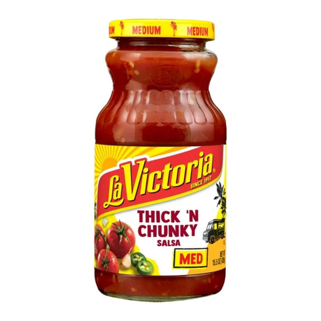 La Victoria Thick 'n Chunky Salsa - Medium - 15.5 oz