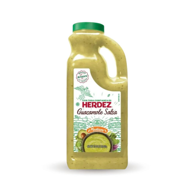 Herdez Guacamole Salsa Medium – 32 oz Jug (Foodservice Size) - MexGrocer.com