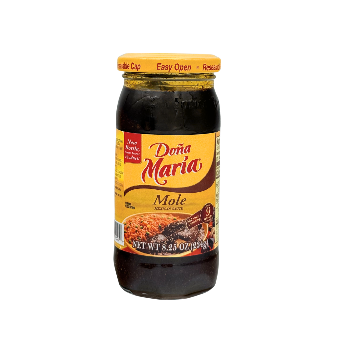 Doña María Mole 8.25 oz – Authentic Mexican Dark Mole Sauce