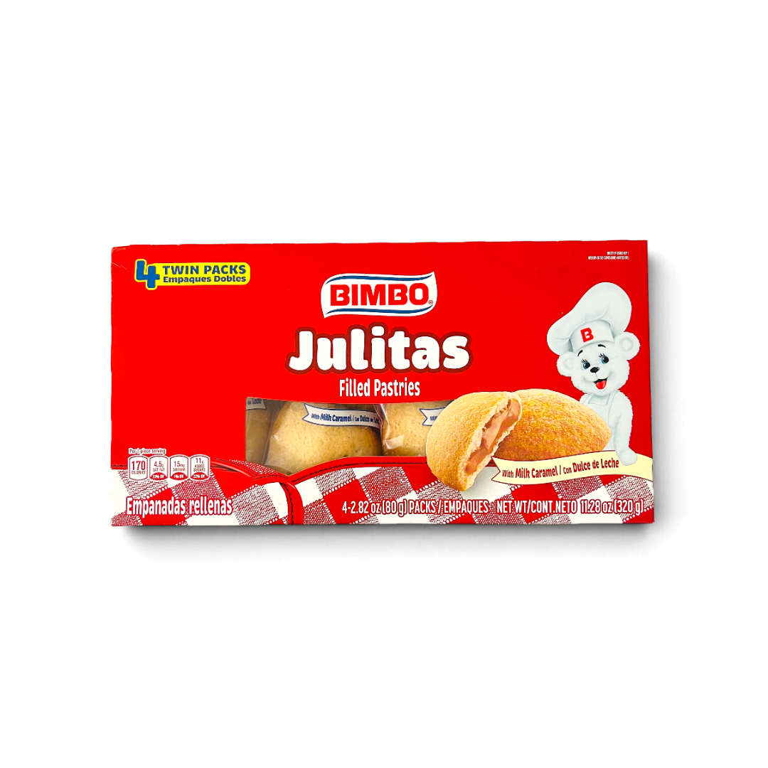 Bimbo Julitas Caramel Filled Pastries – Empanadas con Dulce de Leche  4 Packets