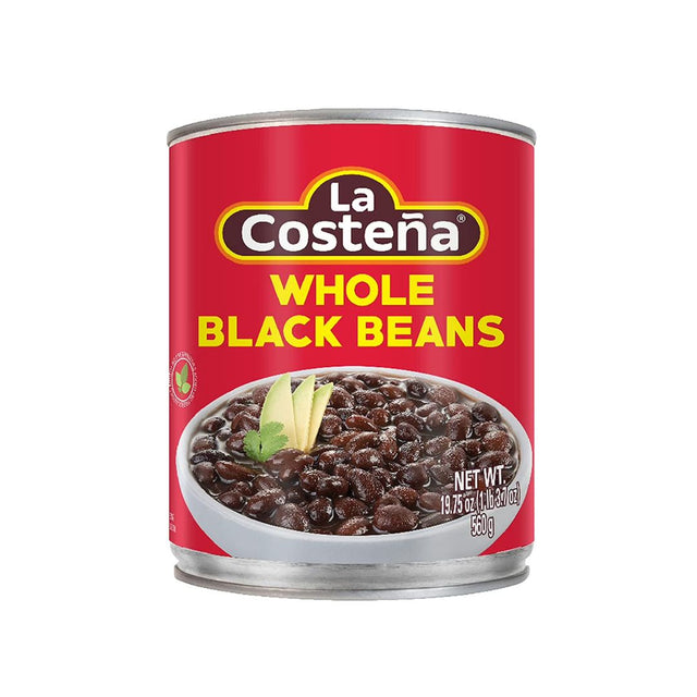 La Costena Whole Black Beans - 19.75 oz