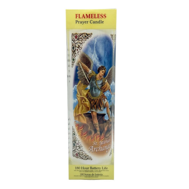 St Michael Archangel Battery Candle