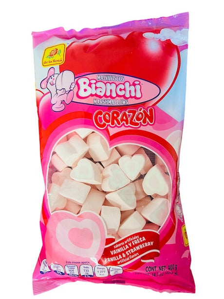 Bianchi Heart Marshmallows by De La Rosa - 14.1 oz