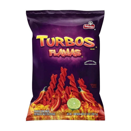 Sabritas Turbos Flamas Flavored Corn Snacks - 8.25 oz